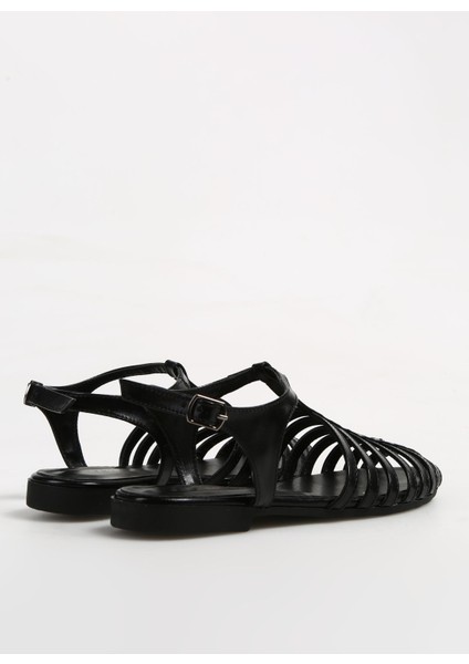 Siyah Kadın Sandalet Naseem modelleri