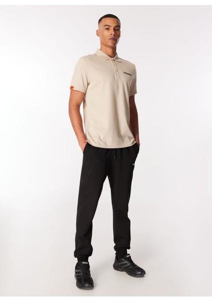 Bej Erkek Polo Yaka Basic Polo T-Shirt D4SM-TST3248
