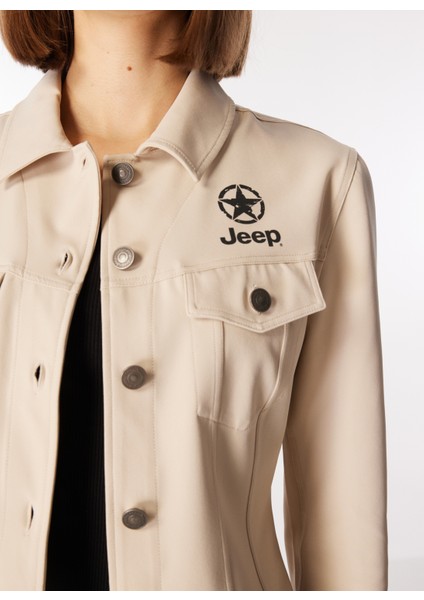 Bej Kadın Basic Mont J4SL-MNT7015