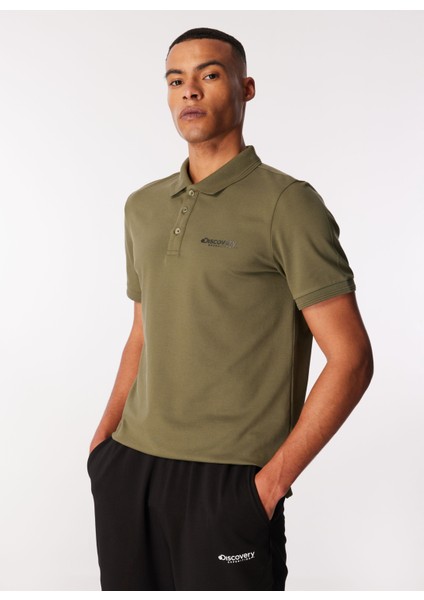 Haki Erkek Relaxed Fit Polo T-Shirt D4SM-TST3248 modelleri
