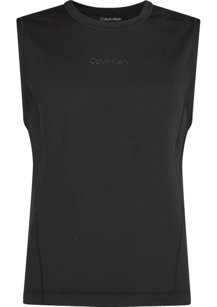 Siyah Erkek Bisiklet Yaka Atlet 00GMS4K161BAE-WO - Base Layer Tank