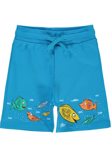 Erkek Çocuk Kapri 2-5 Yaş Koyu Turkuaz
