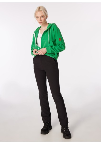 Siyah Kadın Standart Fit Outdoor Pantolonu D4SL-PNT3010