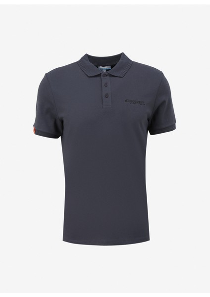 Antrasit Erkek Basic Polo T-Shirt D4SM-TST3248