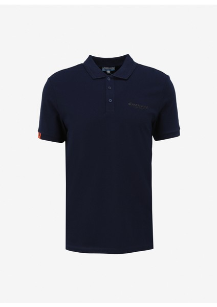 Lacivert Erkek Basic Polo T-Shirt D4SM-TST3248