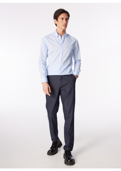 Mavi Erkek Alttan Britli Slim Fit Gömlek F4SM-GML 0904
