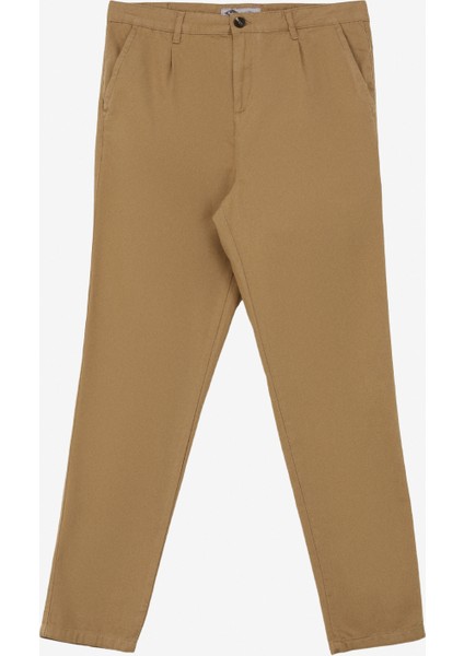 Normal Bel Regular Fit Deve Tüyü Erkek Chino Pantolon 242 Lcm 221005 Zarse Camel