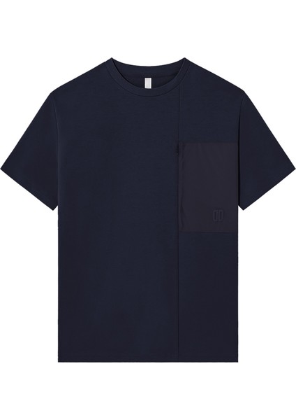 Bisiklet Yaka Düz Lacivert Erkek T-Shirt Beta Lıss/mırto indirimleri