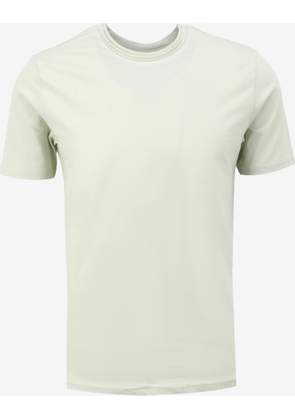 Yuvarlak Yaka Yeşil Erkek T-Shirt 242 Lcm 242015 Gael Mınt