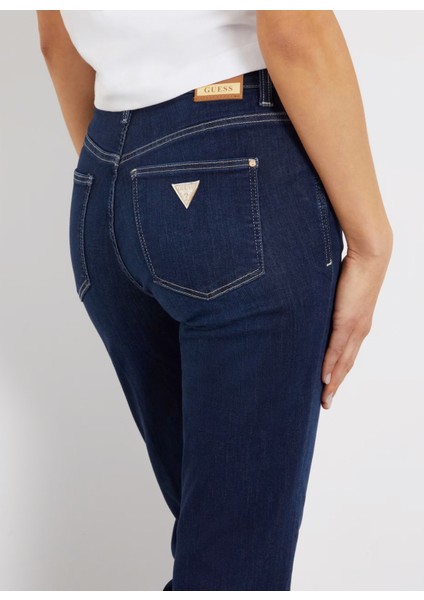 Normal Bel Normal Paça Çok Dar Lacivert Kadın Denim Pantolon W4RA58D5901-JPWA