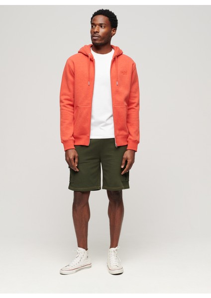 Bisiklet Yaka Düz Beyaz Erkek T-Shirt M1011245M44C_ESSENTIAL Logo Emb Tee modelleri