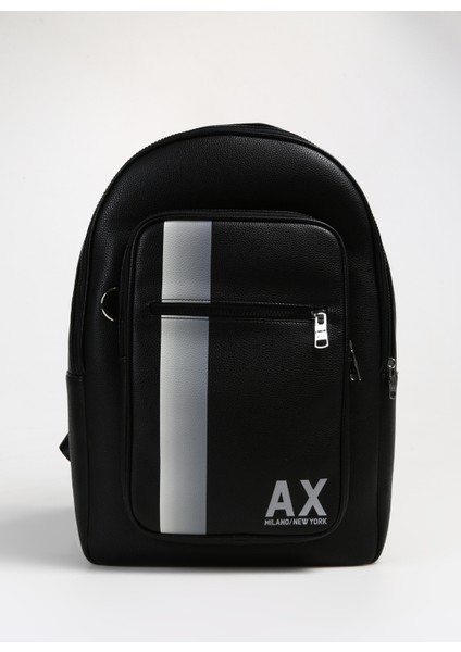 Armani Exchange Siyah 31X44,5X15,5 cm Erkek Sırt Çantası 952600 4R818 00020  Man's Backpack