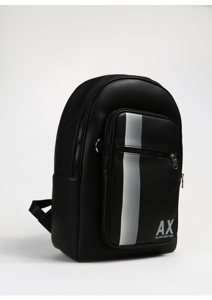 Armani Exchange Siyah 31X44,5X15,5 cm Erkek Sırt Çantası 952600 4R818 00020  Man's Backpack