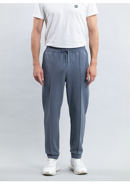 Lastikli Bel Slim Fit Mavi Erkek Eşofman Altı Clone Lıssone