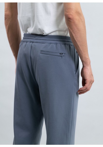 Lastikli Bel Slim Fit Mavi Erkek Eşofman Altı Clone Lıssone modelleri