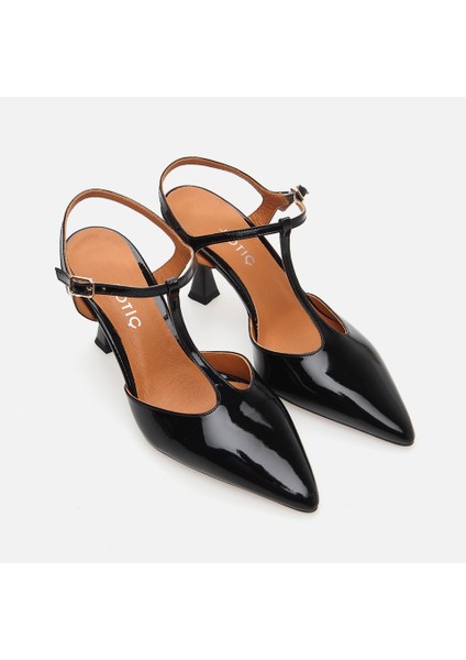 Hakiki Deri Siyah Kadın Stiletto fiyatları