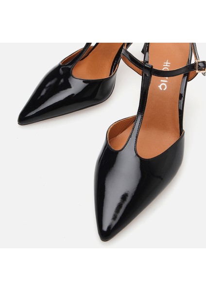 Hakiki Deri Siyah Kadın Stiletto fırsatları