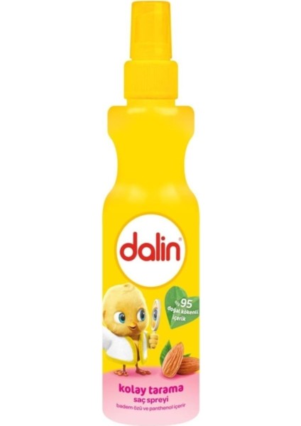 Kolay Saç Tarama Spreyi 200ML Badem Özlü (2 Set)