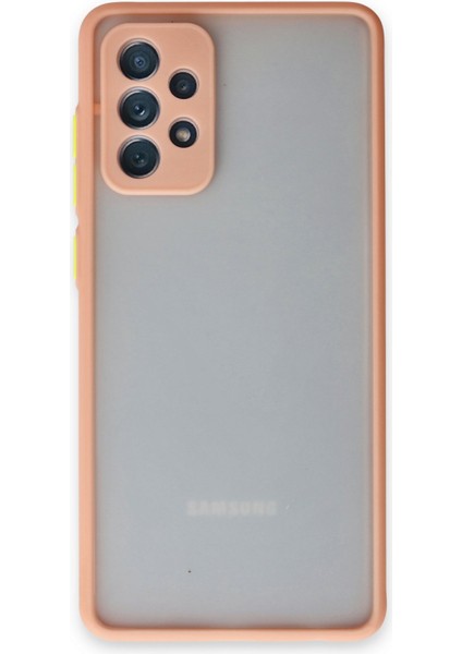 Samsung Galaxy A52 Kılıf Montreal Silikon Kapak - Pembe 24051