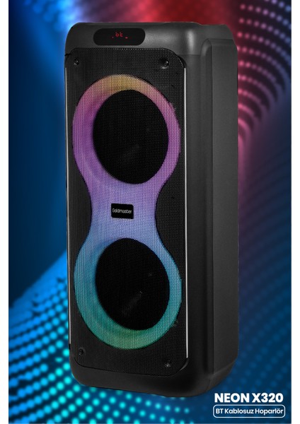 Neon X340 Dj Box Bluetooth Hoparlör