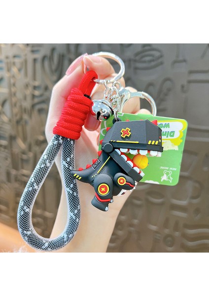 Mecha Dinozor Halka Açık Anahtarlık (Yurt Dışından)