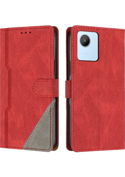 Realme C30 Manyetik Kapatma Telefon Kılıfı (Yurt Dışından)