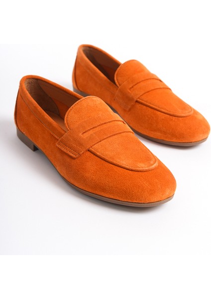 Kadın Süet Loafer & Babet Oranj -MCMNG2103-ORJ fiyatları