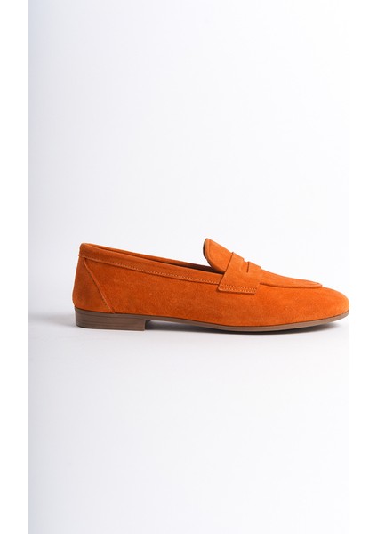 Kadın Süet Loafer & Babet Oranj -MCMNG2103-ORJ indirimleri