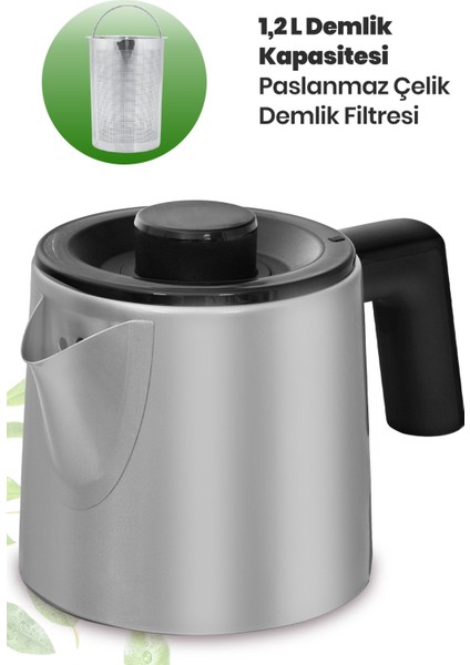 IN-6127 Demmaster Inox Çay Makinası – Damlatmaz Ağız