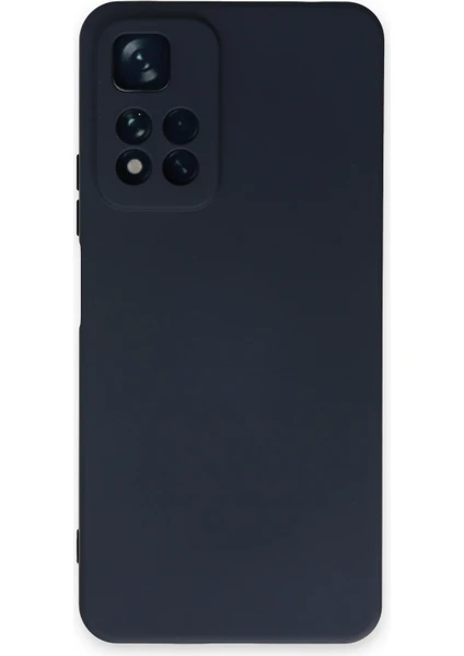 Xiaomi Redmi Note 11 Pro Plus 5g Kılıf Nano Içi Kadife  Silikon - Lacivert 24051