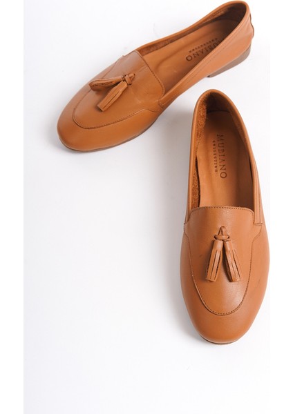 Mubiano Hakiki Deri Collection Kadın Babet Taba -MCMNG2455-TB indirimleri