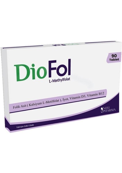 Diofol L-Methylfolat 90 Tablet