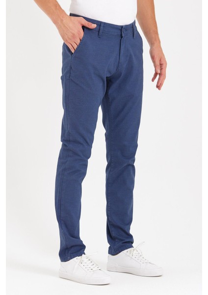 - Erkek Likralı Slim Fit Chino Pantolon