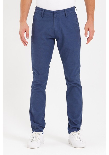 - Erkek Likralı Slim Fit Chino Pantolon