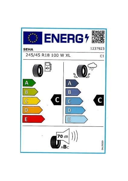 245/45 R18 96W Xl ST38 Talas Oto Yaz Lastiği (Üretim Yılı: 2024)