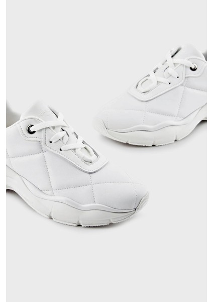 Deri Sneaker Ayakkabı Bayan Ayakkabı X3X217 XF782 01015