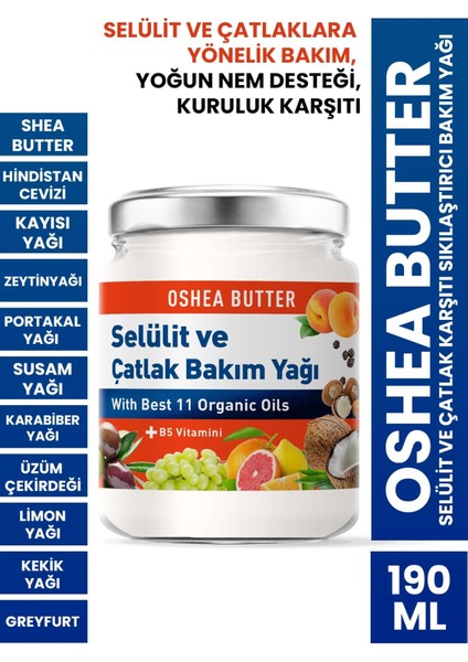 Procsın Oshea Butter Vücut Bakım Yağı 190 Ml