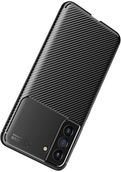 Galaxy S21 Fe Uyumlu App Negro Silikon Kapak-Siyah modelleri