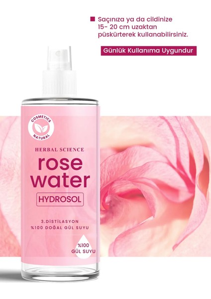 Herbal Science Gülsuyu 200 ML