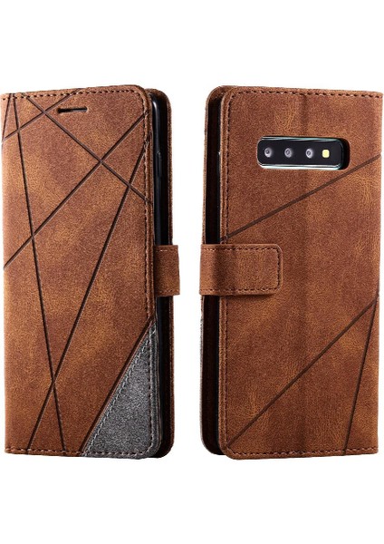 Samsung Galaxy S10 Artı Flip Folio Manyetik Darbeye Pu Telefon Kılıfı (Yurt Dışından) fırsatları