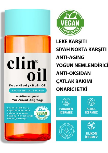 PROCSIN Clin Oil Multifonksiyonel Oil (Yüz Vucüt Saç) 100 ML