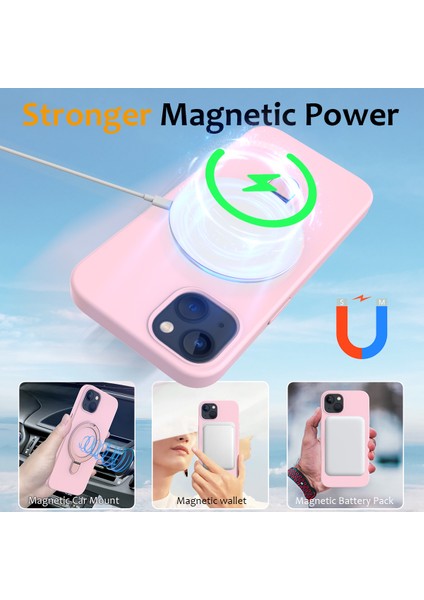 iPhone 15 Manyetik Yüzük Tutucu Telefon Kılıfı (Yurt Dışından) modelleri