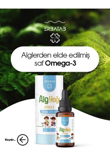 Alg Yağı Omega 3 30 ml