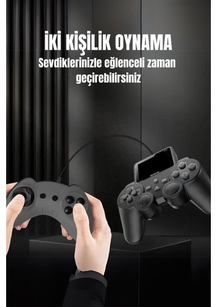 S10 Taşınabilir 520 Oyunlu Kablosuz Game Oyun Konsolu Atari Media Player Oynatıcı Tv Bağlanabilir