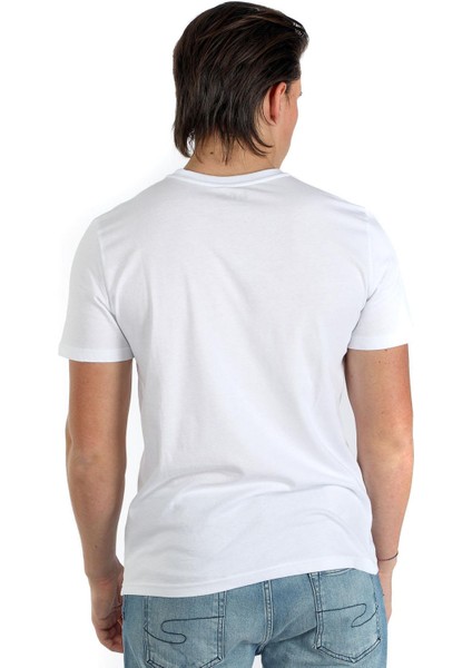 Willy Erkek O Yaka T-Shirt Beyaz fırsatları