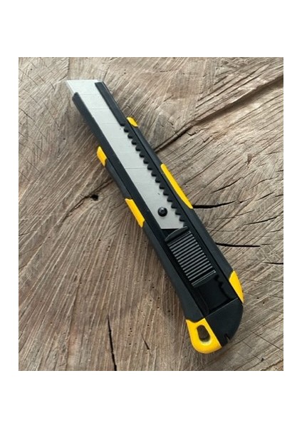 Lüx Maket Bıçağı Falçata Metal Büyük Maket Bıçağı 18 mm