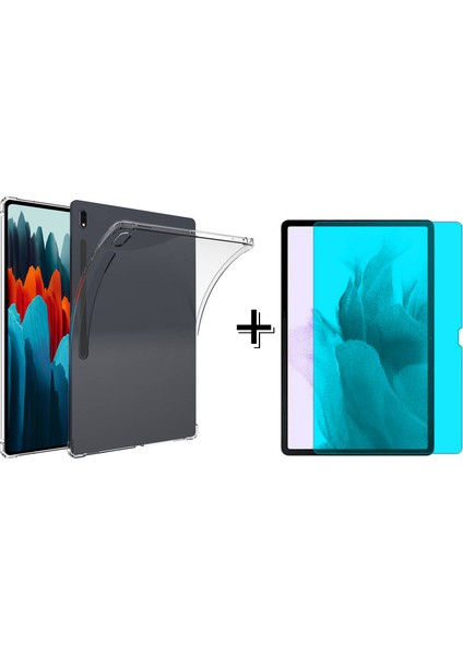 Samsung Galaxy Tab S8 X700 11’’ Anti Shock Silikon Kılıf + Nano Ekran Koruma Filmi - FC014