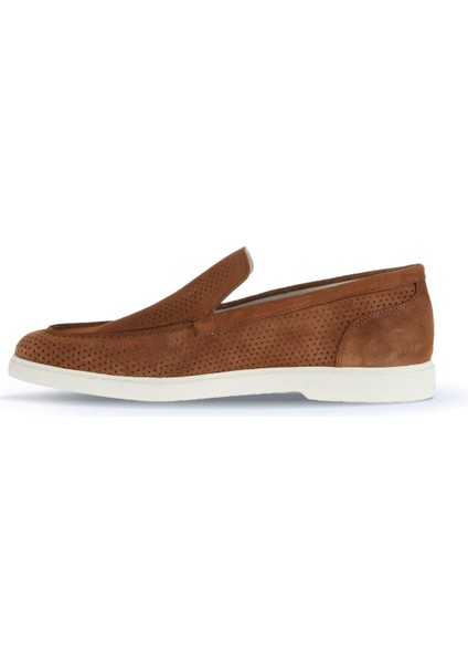 Taba Açık Süet Erkek Loafer 01MA8200