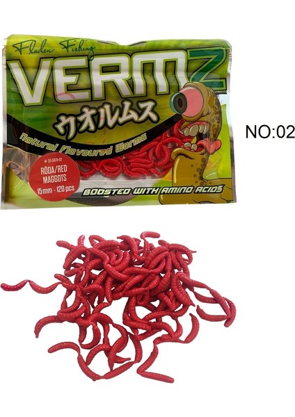 Vermz Maggots Leş Kurdu 1.5cm 120'li Paket fiyatları