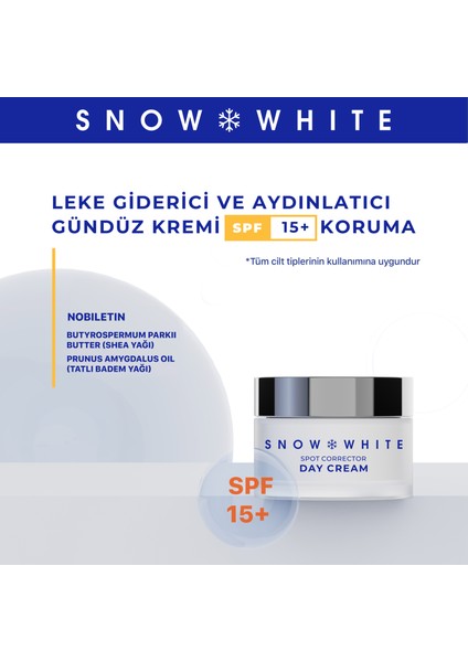 Snow White Anti-Aging Gündüz Kremi Spf 15+ 50 Ml